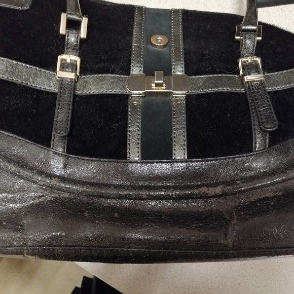 Guess Madelena Black Multi Flap Satchel - Picture 5 of 8